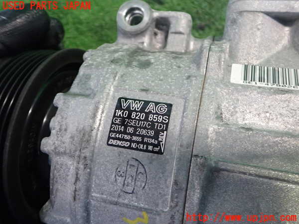 2UPJ-9237586025]VW パサート(Passat) ヴァリアント(Variant)(3CCAX)エアコンコンプレッサー 中古_3