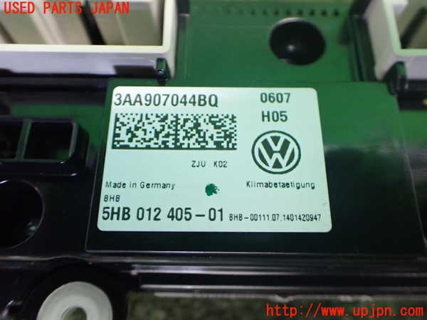 2UPJ-9237586066]VW パサート(Passat) ヴァリアント(Variant)(3CCAX)エアコンスイッチ1 中古_3