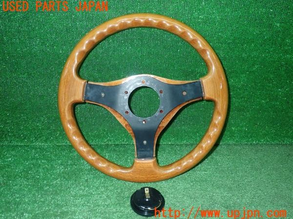 3UPJ=9237590617]セドリック 4ドアハードトップ(430)後期 Michelotti ミケロッティ ステアリング 310mm ウッド 旧車 希少 中古_2
