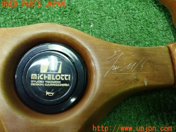 3UPJ=9237590617]セドリック 4ドアハードトップ(430)後期 Michelotti ミケロッティ ステアリング 310mm ウッド 旧車 希少 中古_5