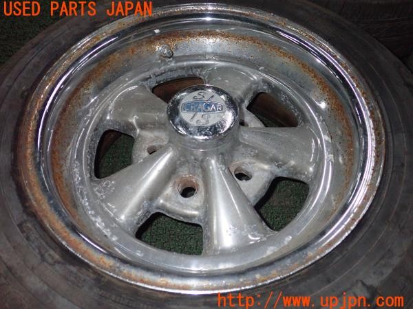 3UPJ=9237590915]セドリック 4ドアハードトップ(430)後期 Cragar S/S クレーガー ホイール 14インチ×6J？ PCD114.3？ 5穴 4本 旧車 中古_4