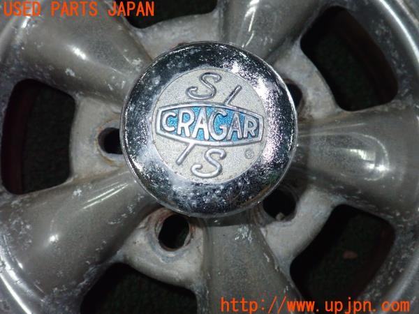 3UPJ=9237590915]セドリック 4ドアハードトップ(430)後期 Cragar S/S クレーガー ホイール 14インチ×6J？ PCD114.3？ 5穴 4本 旧車 中古_5