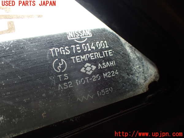 2UPJ-9237591380]セドリック 4ドアハードトップ(430)右クォーターガラス 中古(M224)_5