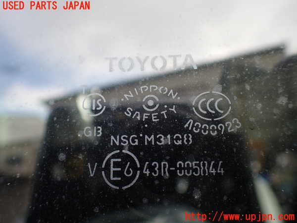 1UPJ-9237611382]アルファードハイブリッド(AYH30W)左クォーターガラス 中古 NSG M31Q8 43R-005844_3