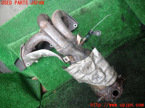 1UPJ-9237612041]アルファードハイブリッド(AYH30W)エキマニ1 触媒 マニバーター 中古_3