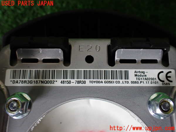 1UPJ-9237647865]ジムニー(JB64W)運転席側エアバッグカバー 中古_3