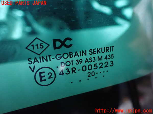 2UPJ-9237671382]ルノー・カングー(KWH5F)左クォーターガラス 中古(43R-005223 M435)_2