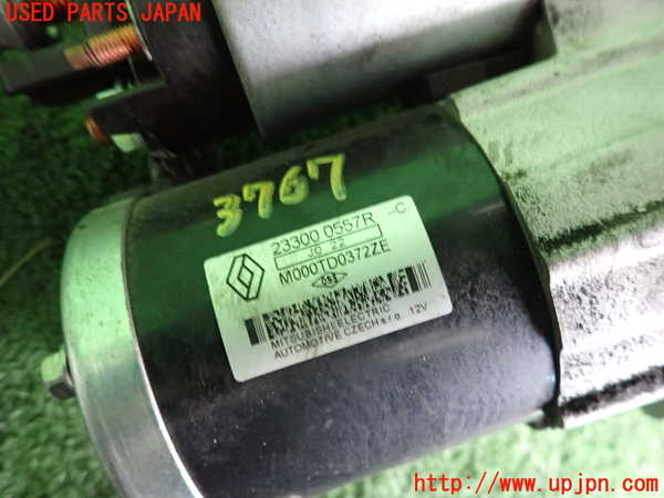 2UPJ-9237676010]ルノー・カングー(KWH5F)セルモーター 中古_3