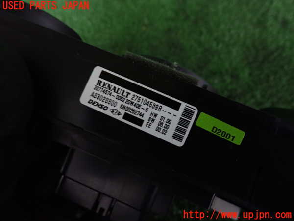 2UPJ-9237676066]ルノー・カングー(KWH5F)エアコンスイッチ1 中古_3
