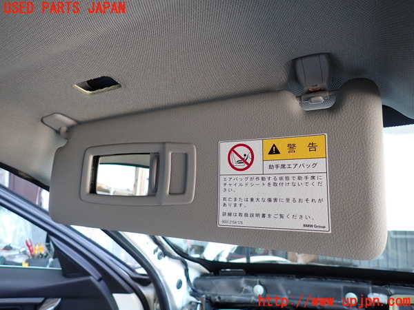 2UPJ-9237697630]BMW アクティブハイブリッド3(AH3)(3F30)室内サンバイザー左側 中古 (F30)_3
