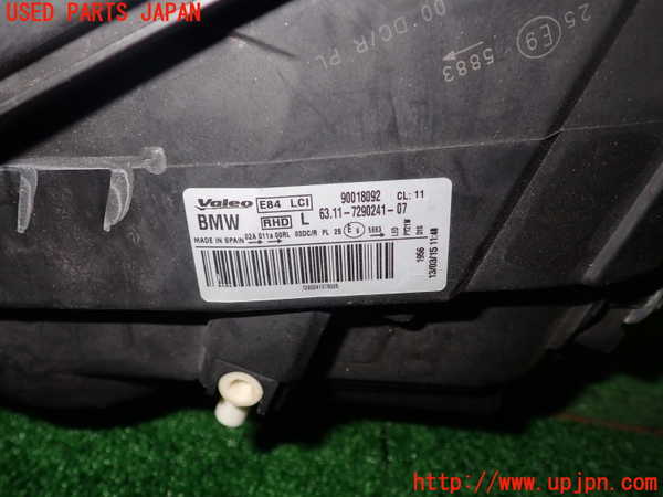 1UPJ-9237711132]BMW X1(VL20 E84)左ヘッドライト LED 中古_3