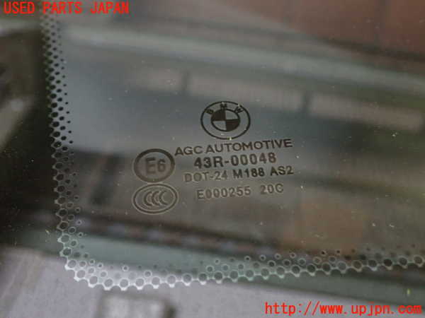1UPJ-9237711382]BMW X1(VL20 E84)左クォーターガラス 中古 AGC 43R-00048_2