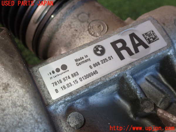 1UPJ-9237714235]BMW X1(VL20 E84)パワステギアボックス 中古_5