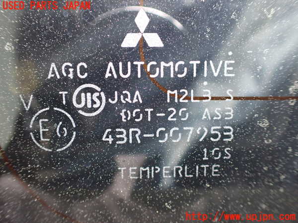 1UPJ-9237731380]デリカD：5(CV1W)右クォーターガラス 中古 AGC M2L3 43R-007953_2