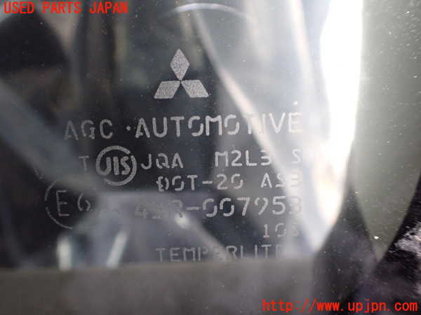 1UPJ-9237731382]デリカD：5(CV1W)左クォーターガラス 中古 AGC M2L3 43R-007953_2