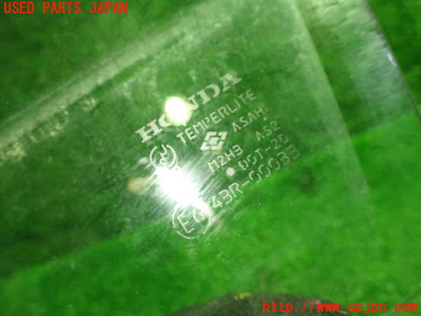 1UPJ-9237741238]アコード ユーロR(CL7)右前ドアガラス 中古(43R-00033 M2H3)_2