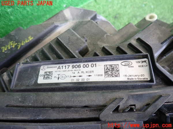 2UPJ-9237761132]ベンツ CLA180 C117(117342)左ヘッドライト LED 中古_4