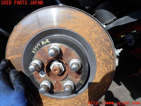 2UPJ-9237774300]ジャガー・XE(JA2ND)右リアナックルハブ 中古_3