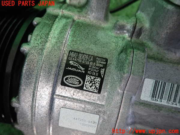 2UPJ-9237776025]ジャガー・XE(JA2ND)エアコンコンプレッサー 中古_3