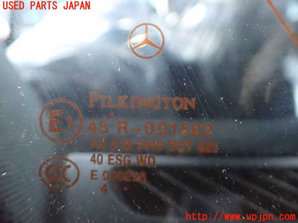 2UPJ-9237781382]ベンツ C180 コンプレッサー ステーションワゴン(203246)左クォーターガラス (43R-001582) 中古_3