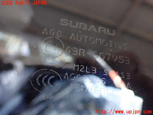 2UPJ-9237791380]レヴォーグ(VN5)右クォーターガラス 中古 AGC M2L3 43R-007953_2