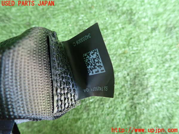 2UPJ-9237807185]BMW X1(HT20)左2列目シートベルト 中古 (F48)_3