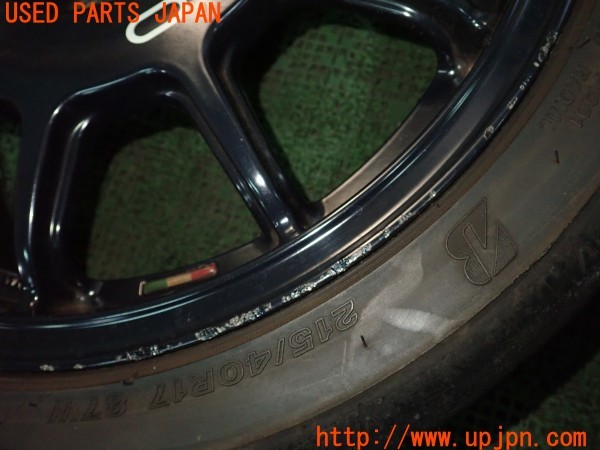 3UPJ=9237810962]アバルト 595 ツーリズモ(312142)OZ Racing Leggenda レジェンダ タイヤホイール 17×7J +37 PCD98 4穴 2本 中古_3