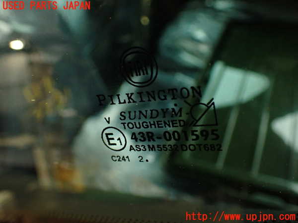 2UPJ-9237811382]アバルト・595(312142)左クォーターガラス 中古(43R-001595 M5532)_2