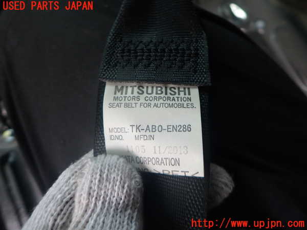 2UPJ-9237827155]パジェロ(V98W)右2列目シートベルト 中古_2