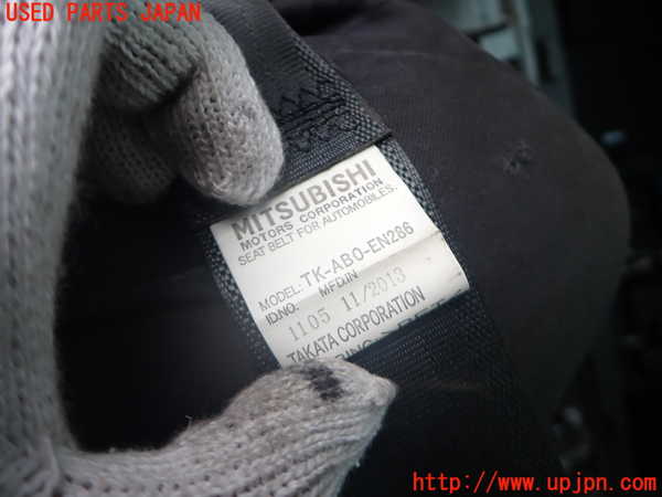 2UPJ-9237827185]パジェロ(V98W)左2列目シートベルト 中古_2