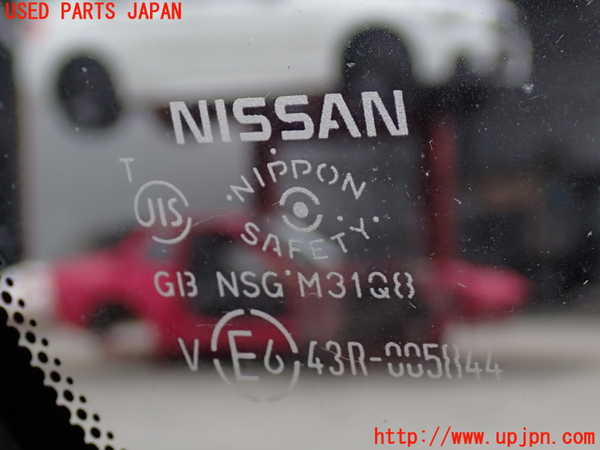 2UPJ-9237841380]ノート NISMO(E12)右クォーターガラス (43R-005844) 中古_3