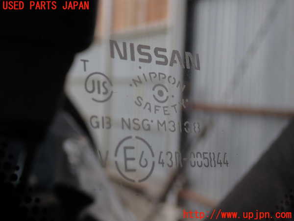 2UPJ-9237841382]ノート NISMO(E12)左クォーターガラス (43R-005844) 中古_3