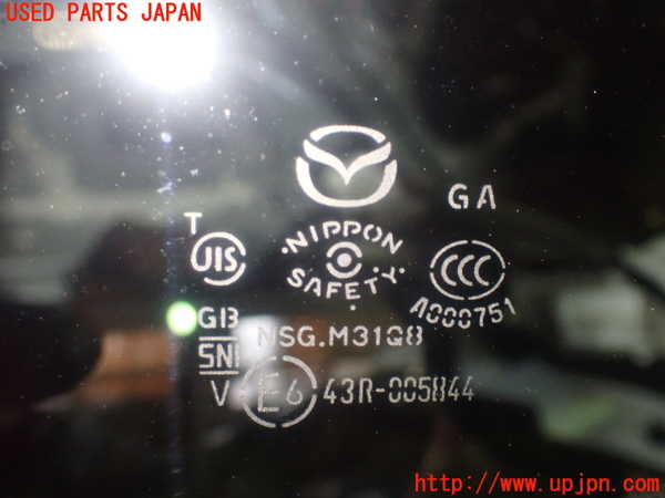 1UPJ-9237891380]CX-3(DK5AW)右クォーターガラス 43R-005844 中古_3