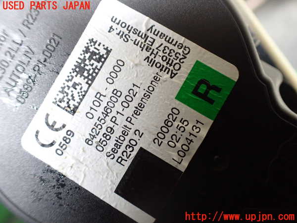 1UPJ-9237907045]BMW ミニ(MINI)クーパーD F55(XV15MW)運転席シートベルト 中古_3