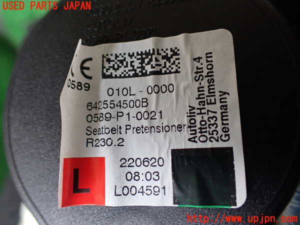1UPJ-9237907075]BMW ミニ(MINI)クーパーD F55(XV15MW)助手席シートベルト 中古_3