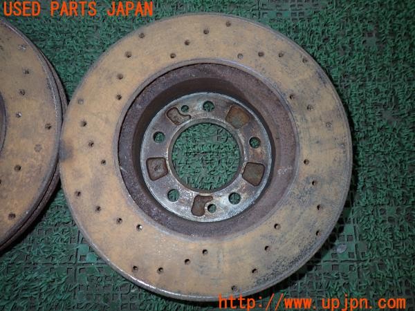 3UPJ=9237920305]サバンナ RX-7 カブリオレ(FC3C)後期 社外 フロントディスクローター ドリルド 中古_5