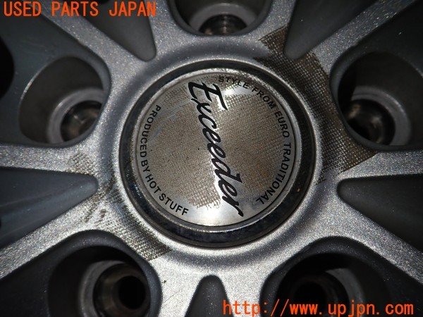 3UPJ=9237970961]セレナ X(NC28)HOT STUFF ホットスタッフ Exceeder エクシーダー E06 タイヤホイール 16×6J +45 PCD114.3 5穴 1本 中古_2