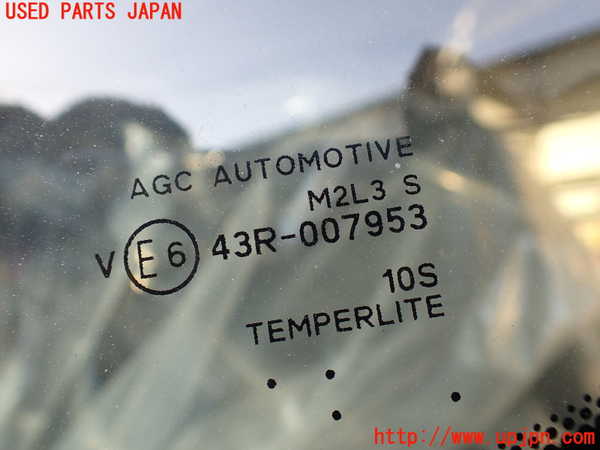 1UPJ-9237971382]セレナ(NC28 C28系)左クォーターガラス AGC M2L3 中古_3