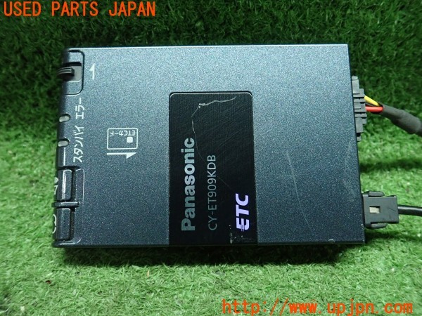 3UPJ=9237980503]インプレッサ WRX-STI(GRB A型)Panasonic パナソニック CY-ET909KDB ETC車載器 中古_4