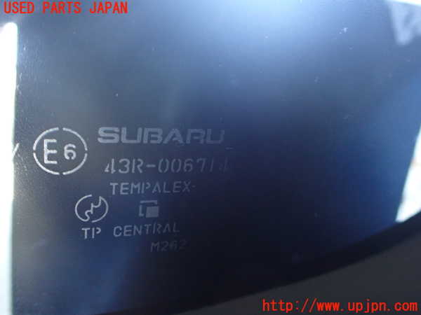 2UPJ-9237981380]インプレッサ WRX-STi(GRB)右クォーターガラス (43R-006714) 中古_2