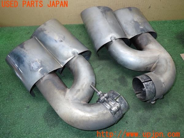 3UPJ=9238000012]ポルシェ カイエン(9PABFD 955型)TECHART テックアート 048.310.848.204 048.310.848.205 マフラーカッター 中古_3