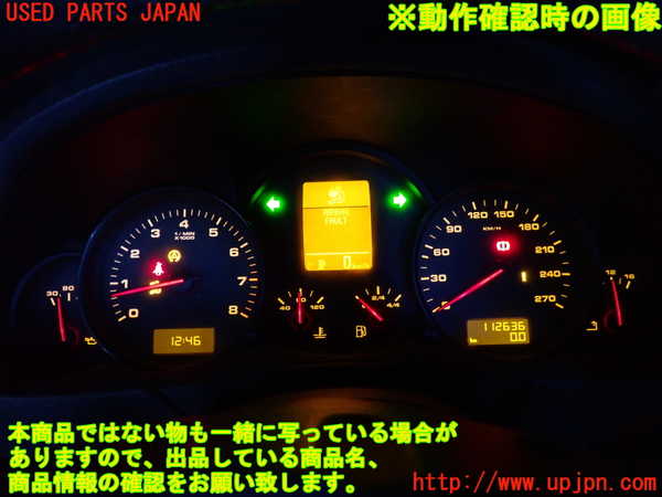 2UPJ-9238006170]ポルシェ・カイエン(9PABFD)スピードメーター 中古_4