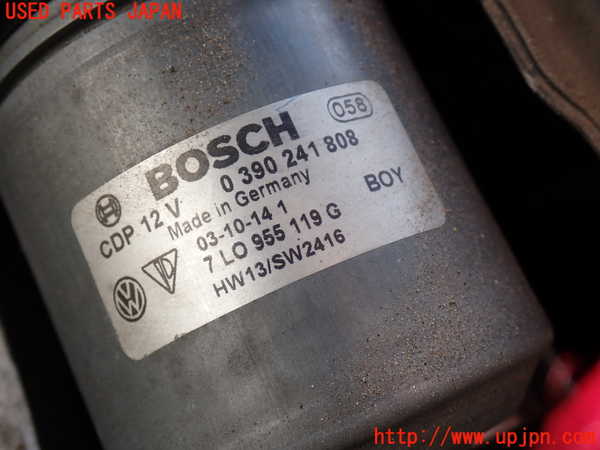 2UPJ-9238006770]ポルシェ・カイエン(9PABFD)フロントワイパーモーター 中古_2
