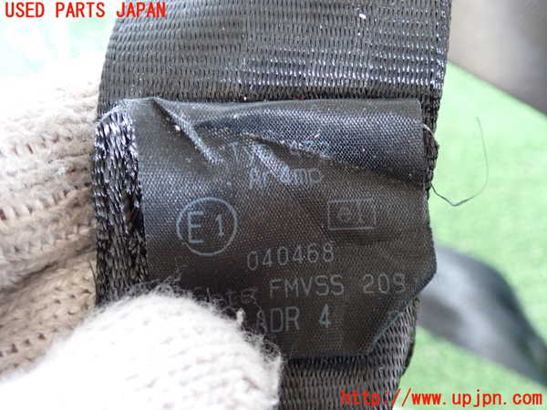 2UPJ-9238007185]ポルシェ・カイエン(9PABFD)左2列目シートベルト 中古_3