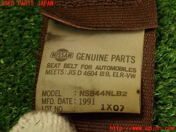 2UPJ-9238017075]グロリア ワゴン(WY30)助手席シートベルト 中古_4