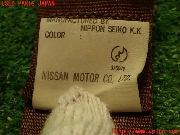 2UPJ-9238017155]グロリア ワゴン(WY30)右2列目シートベルト 中古_5