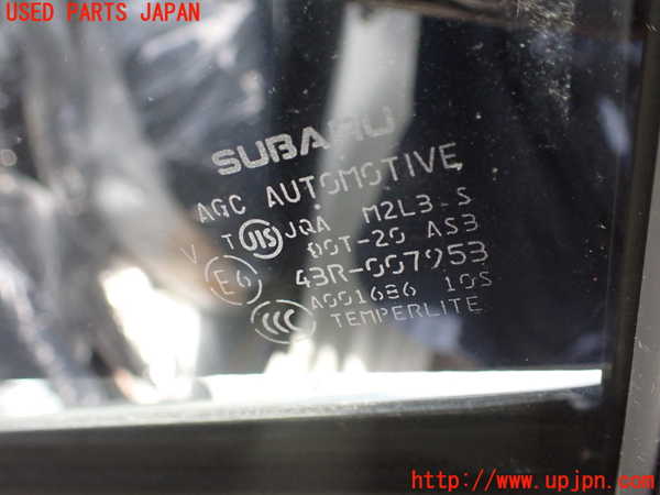 2UPJ-9238021290]インプレッサ スポーツ ハイブリッド(GPE)右後ドア 中古 AGC M2L3 43R-007953_3
