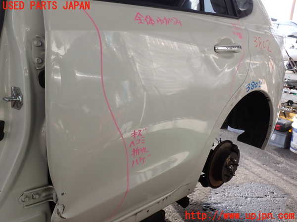2UPJ-9238021320]インプレッサ スポーツ ハイブリッド(GPE)左後ドア 中古 AGC M2L3 43R-007953_2