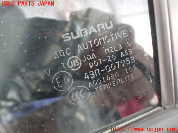 2UPJ-9238021320]インプレッサ スポーツ ハイブリッド(GPE)左後ドア 中古 AGC M2L3 43R-007953_4