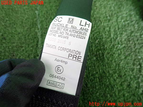 2UPJ-9238027075]インプレッサ スポーツ ハイブリッド(GPE)助手席シートベルト 中古_2